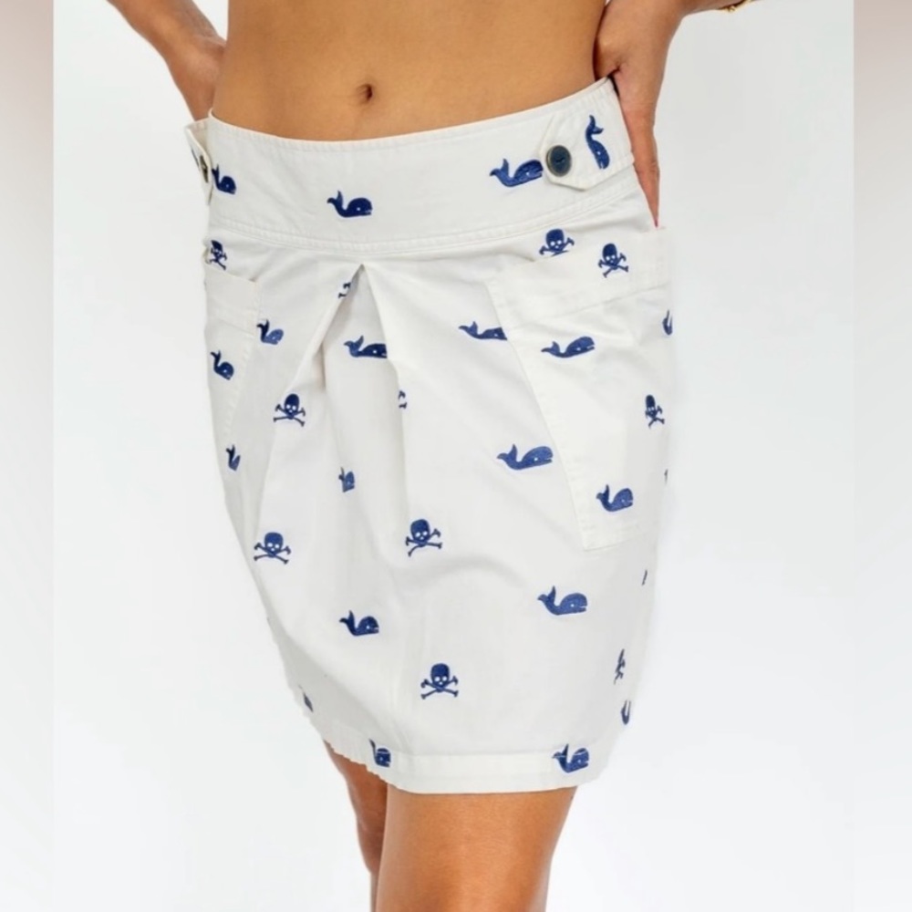 Libertine for Target whales/skull skirt